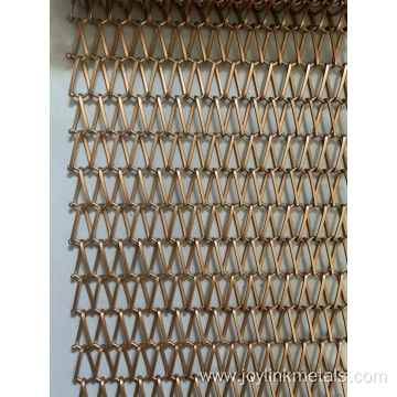 golden decorative mesh curtain